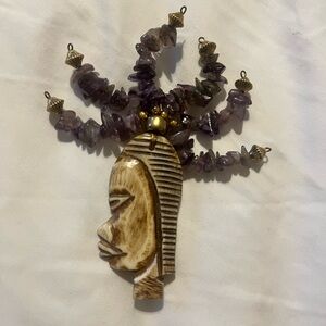 “Amethyst Sun-Crown” Guardian Brooch*